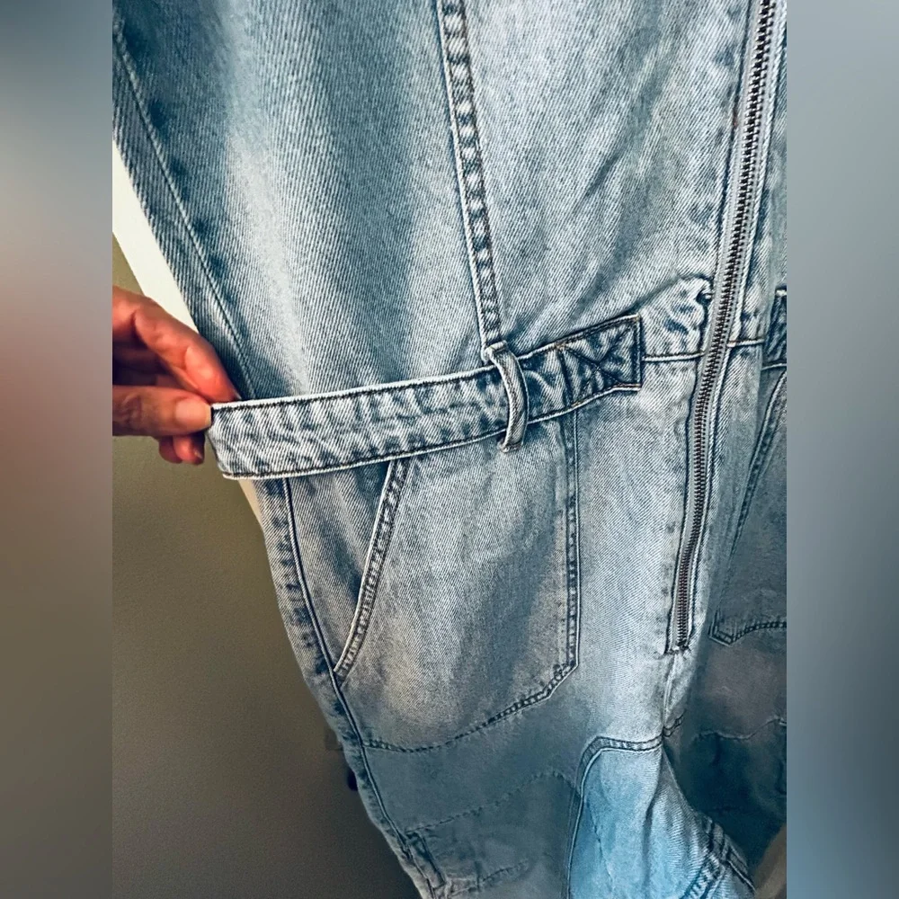 We The Free On The Run Cropped Coverall - Light Blue - Picture 3 of 7